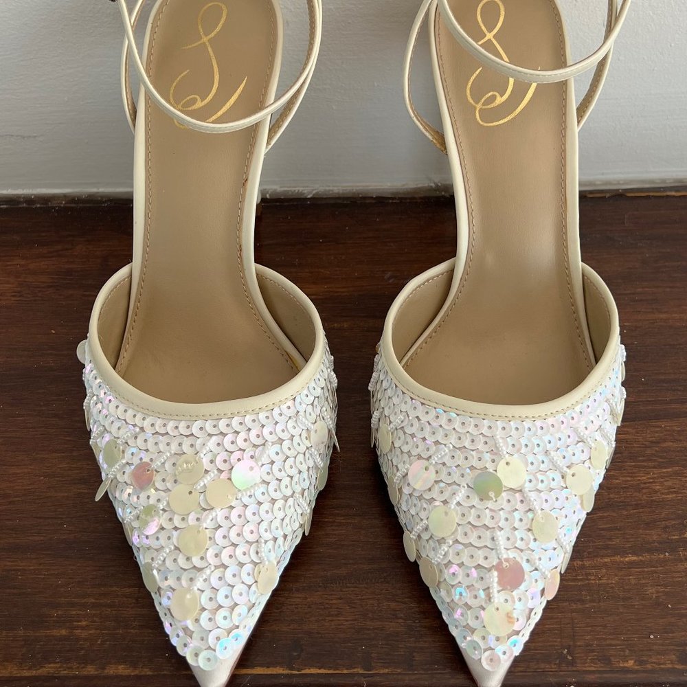 Sam Edelman Sequined Heels Size 9
